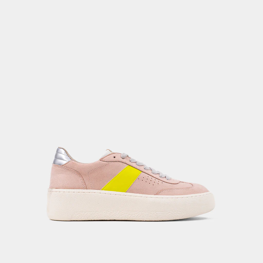 Stacey Sneaker-Blush Suede