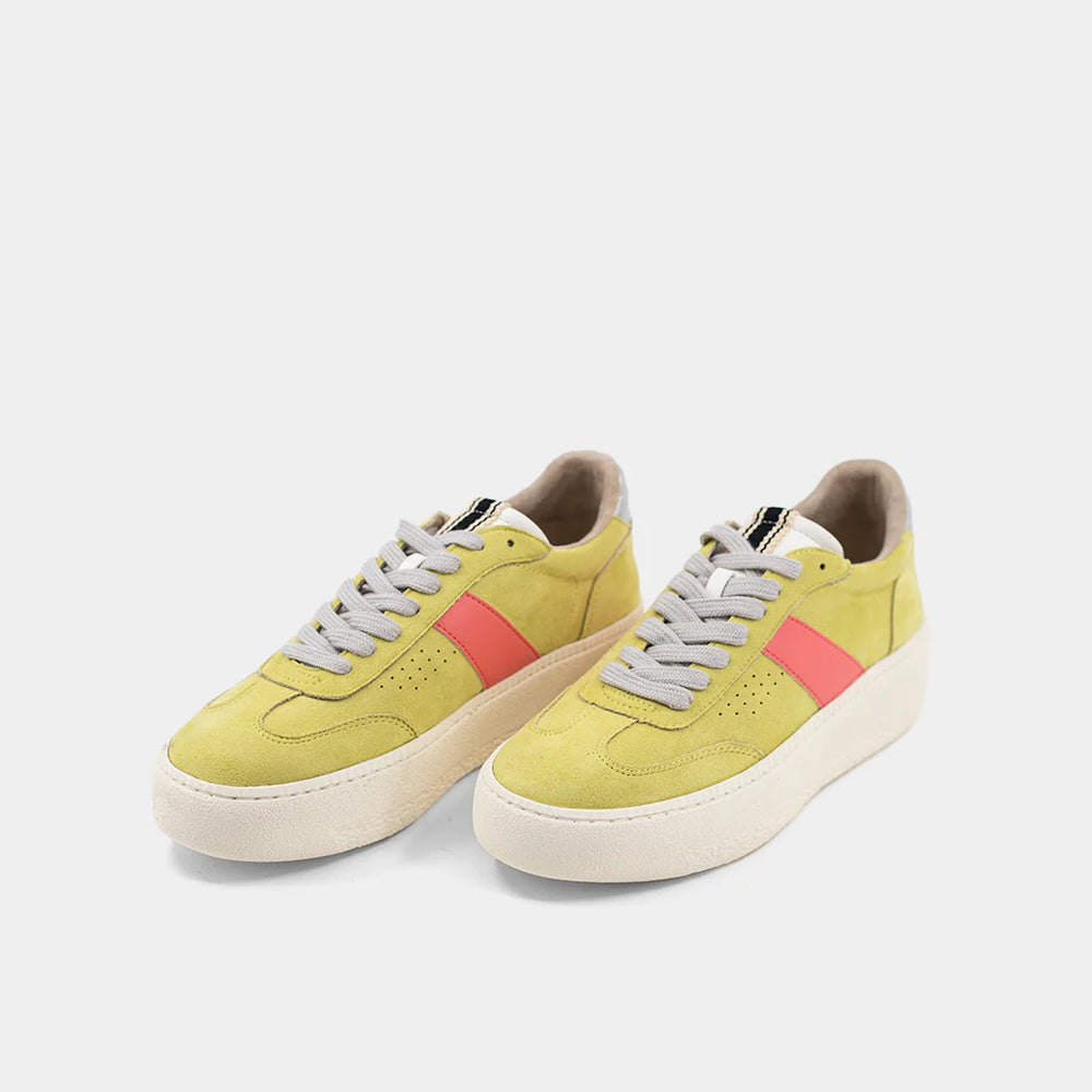 
                  
                    Stacey Sneakers-Lime Suede
                  
                