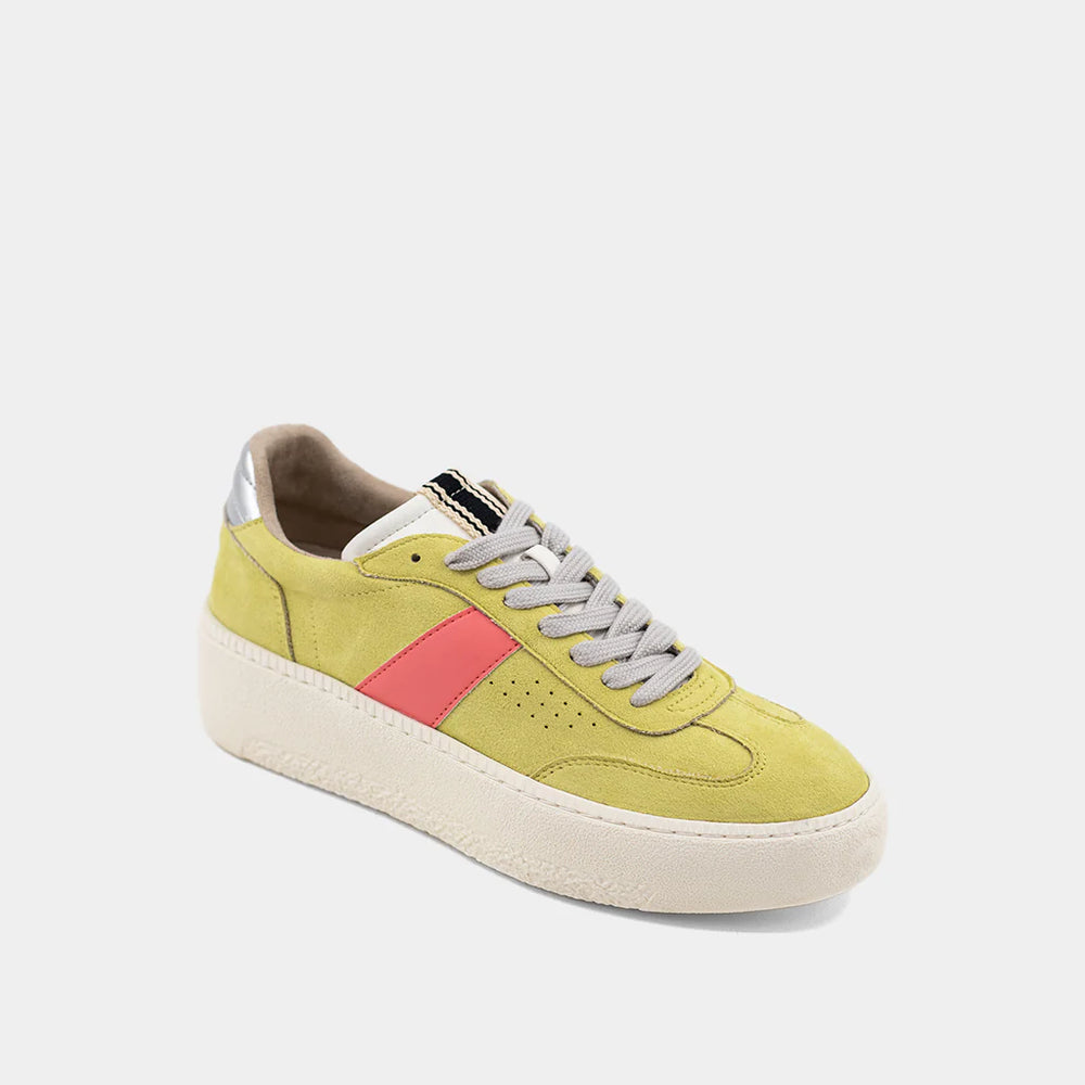 
                  
                    Stacey Sneakers-Lime Suede
                  
                