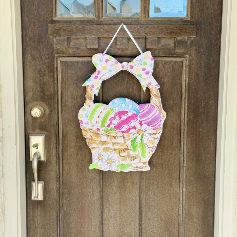 Beck's Classic Easter Basket Door Hanger