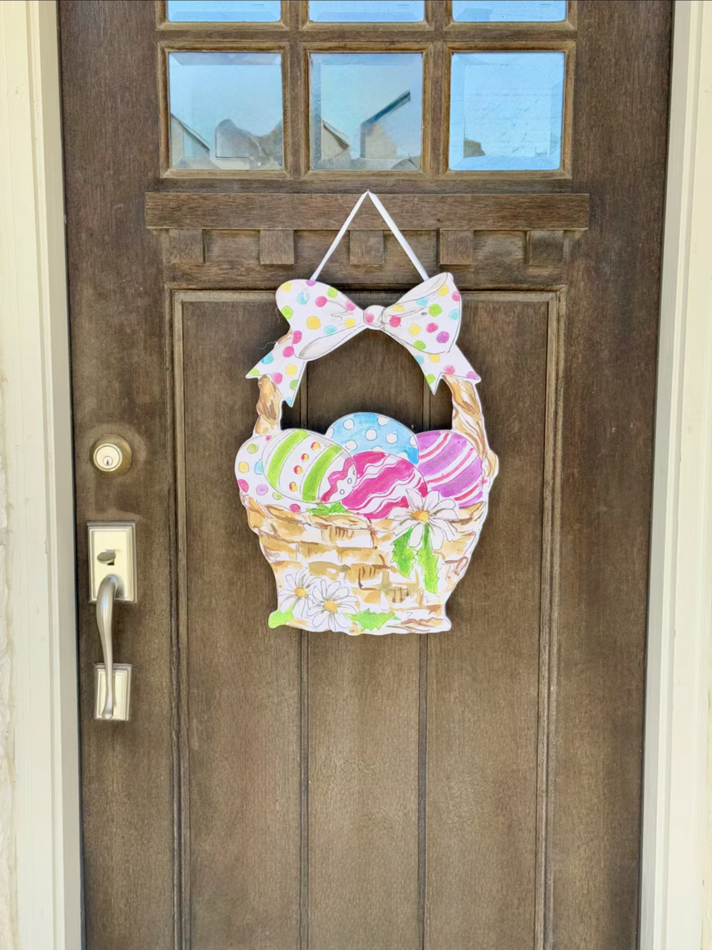 Beck's Classic Easter Basket Door Hanger