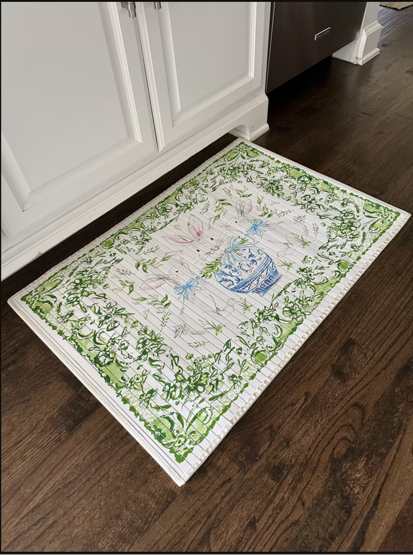 Beck's Posh Bunny Bamboo Mat