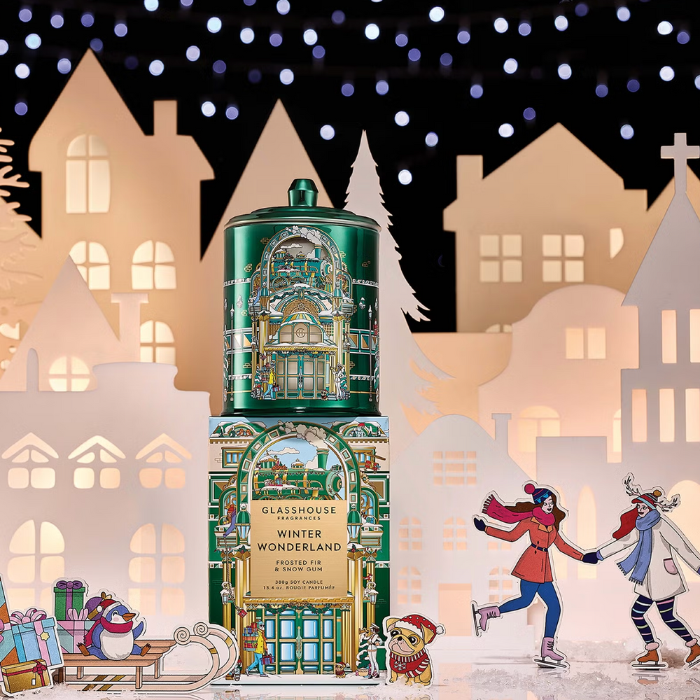 Glasshouse Christmas Candle - Winter Wonderland