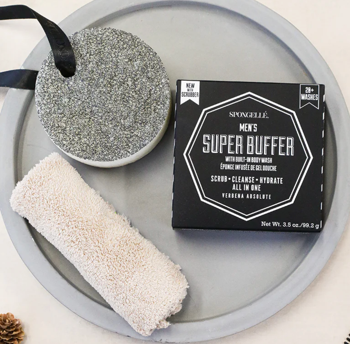 Spongellé Men's Super Buffer