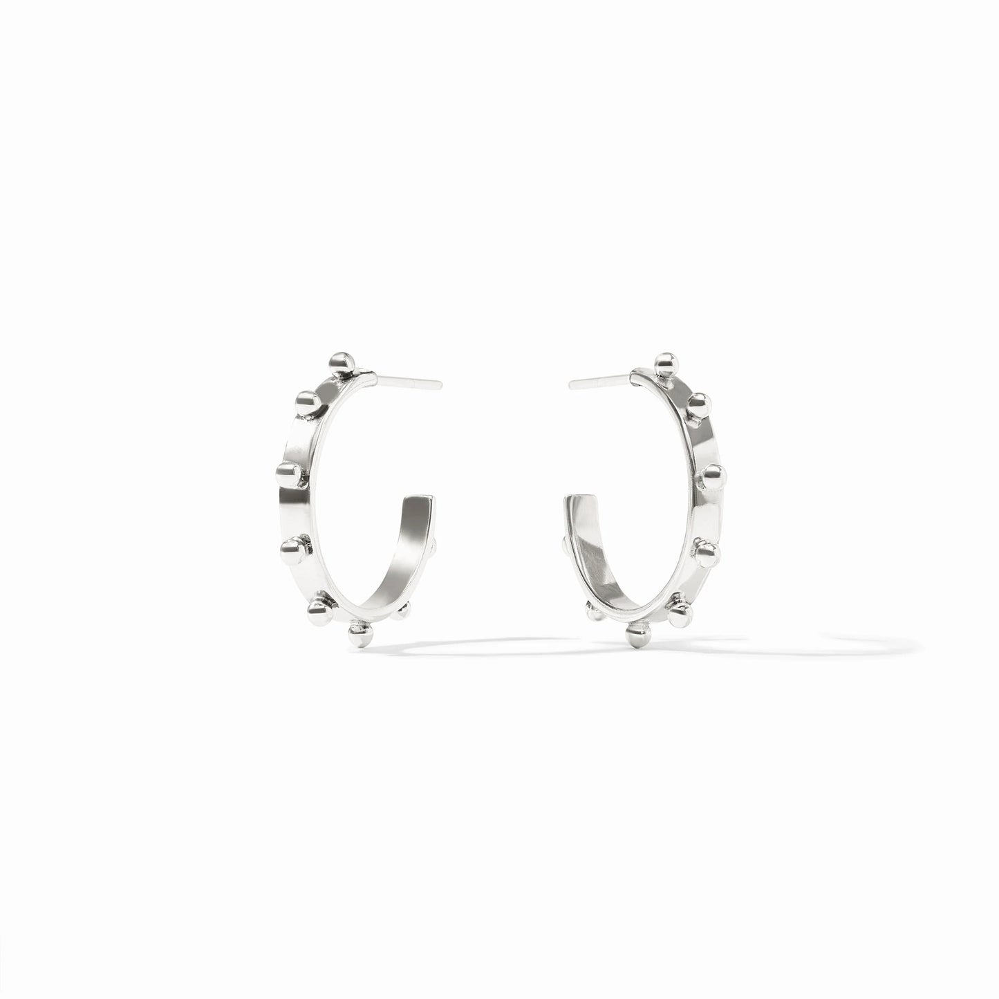 ★WEST★ Silver EarringsWS0241222 SoHo Hoop - Silver M – Vine on Main Street