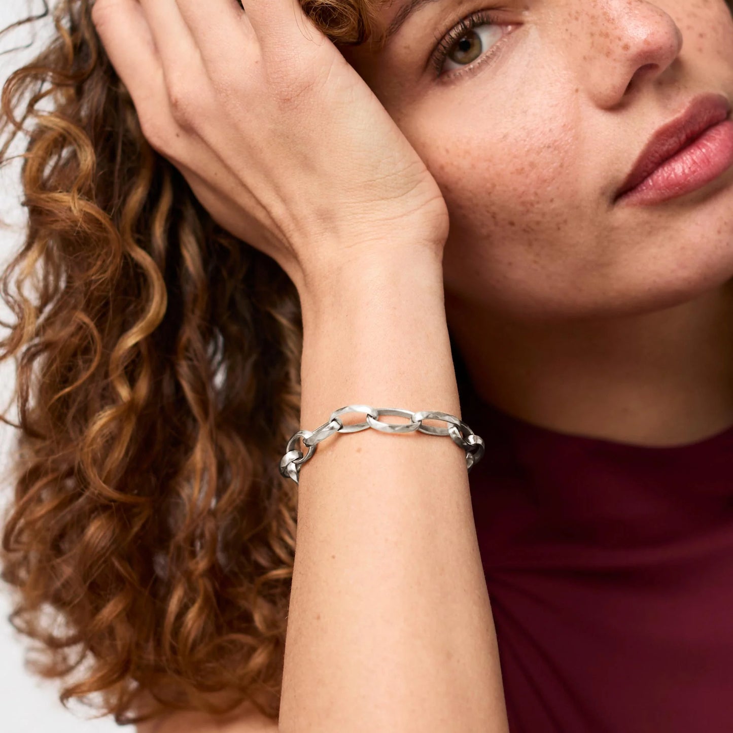 Solara Link Bracelet - Silver - OS