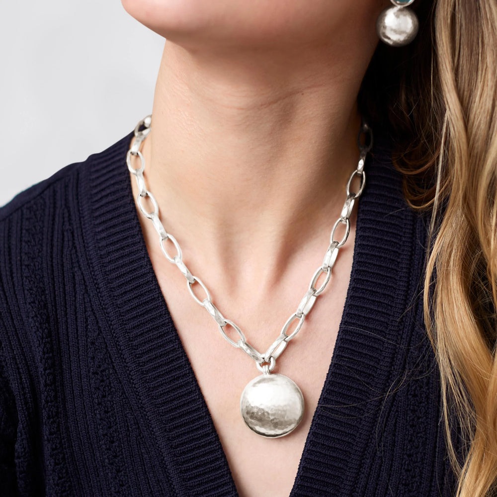 Solara Necklace Silver
