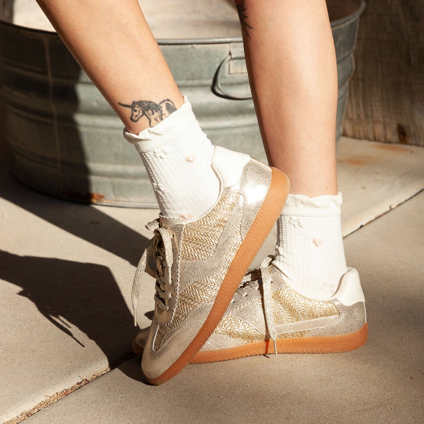 Tropics Sneaker - Gold