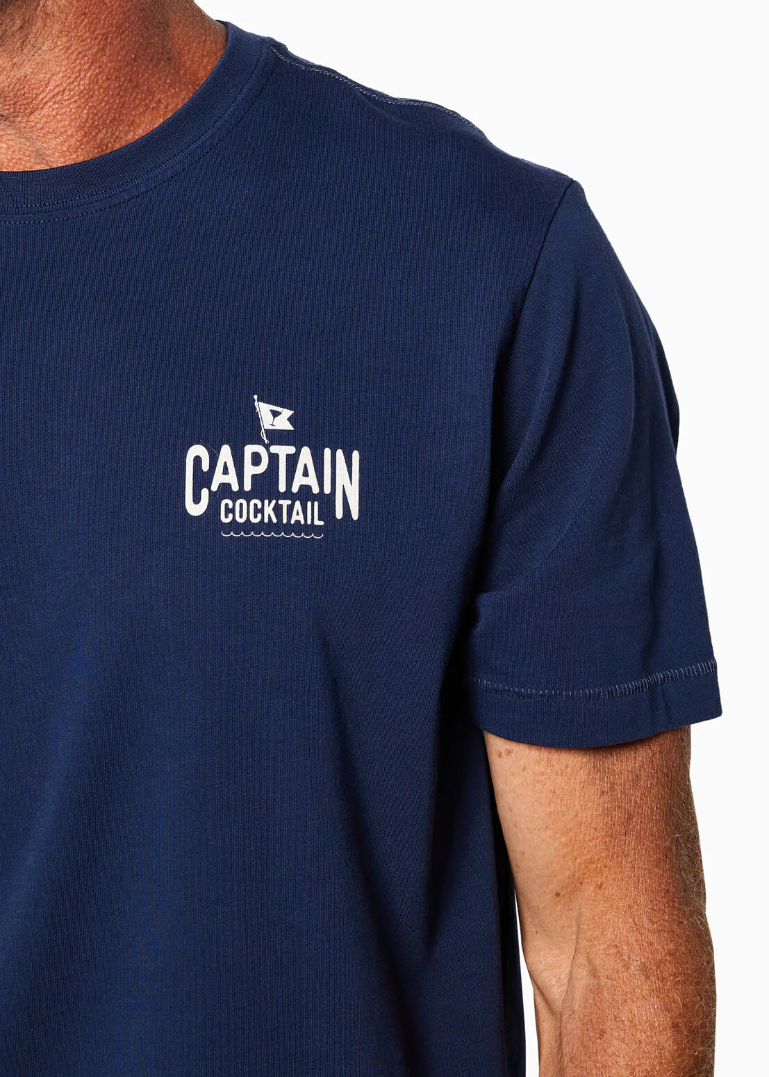 Navy Blue Captain Cocktail Tee