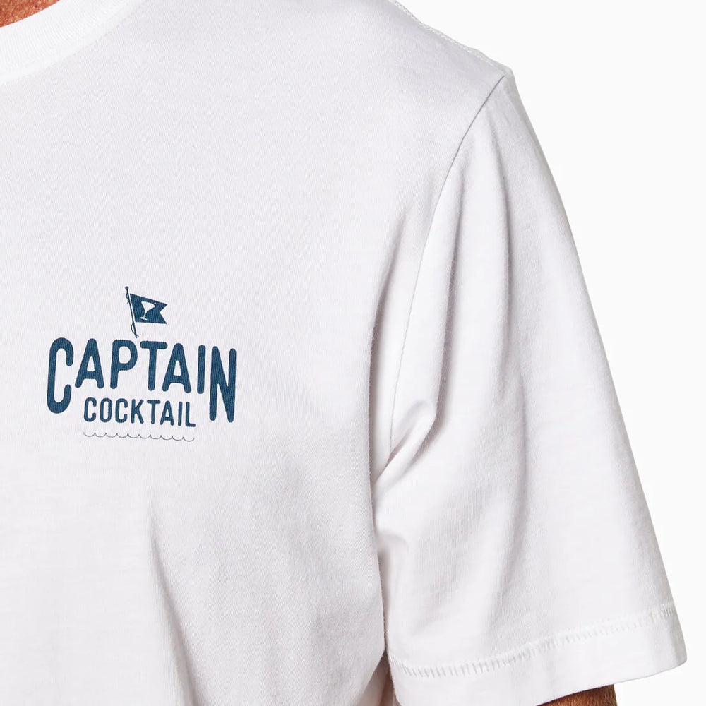 
                      
                        White Captain Cocktail T-Shirt
                      
                    