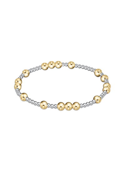 Hope Unwritten 5mm Bead Bracelet - Mixed Metal
