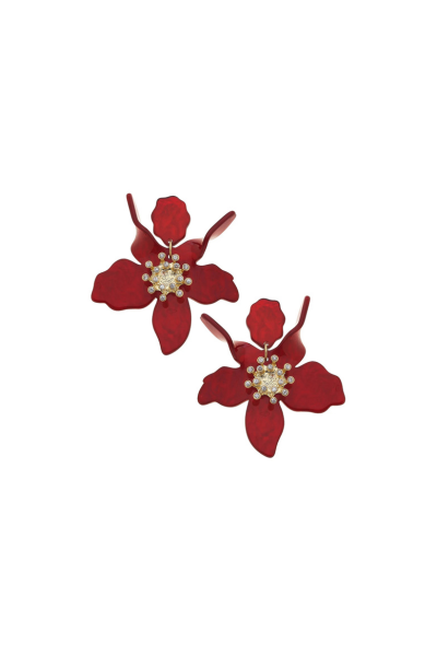 
                  
                    Chloe Resin Flower Earrings
                  
                
