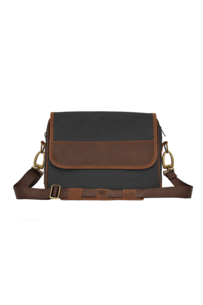 Jon Hart Messenger Bag- Smoke Canvas