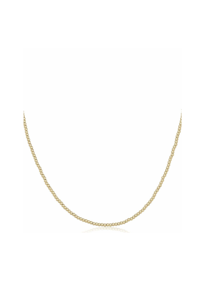 Classic Gold Choker 2.5mm-17”