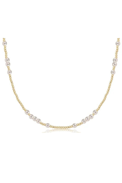 15" Choker Hope Unwritten - 4mm Pearl