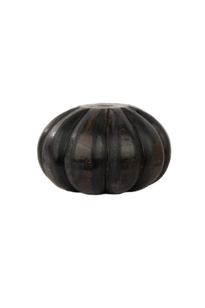 Pumpkin Finial Stand Black