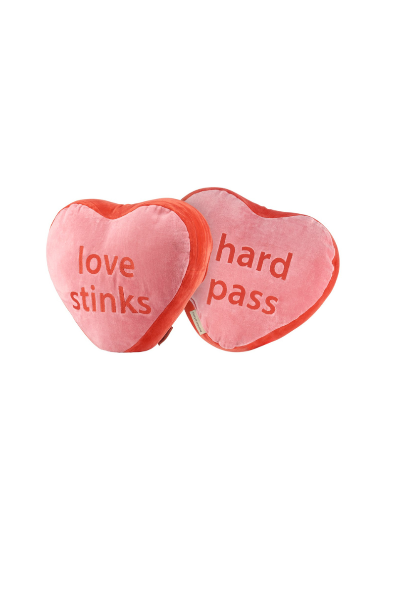 Love Stinks/ Hard Pass Pillow