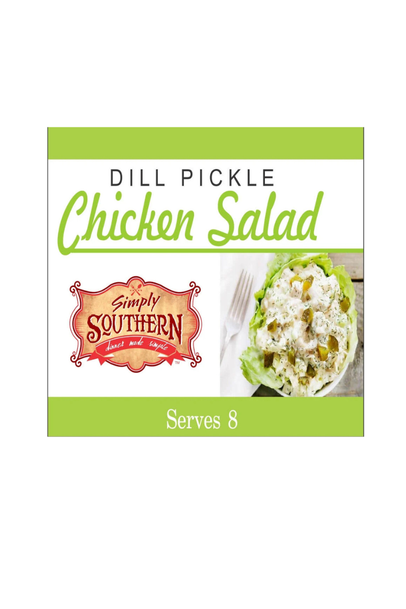 Simply Southern Dill Pickle Chicken Salad