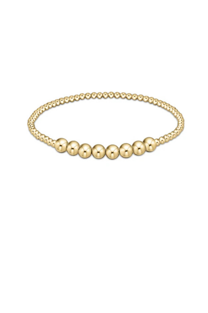 Classic Gold Beaded Bliss Bracelet 5mm