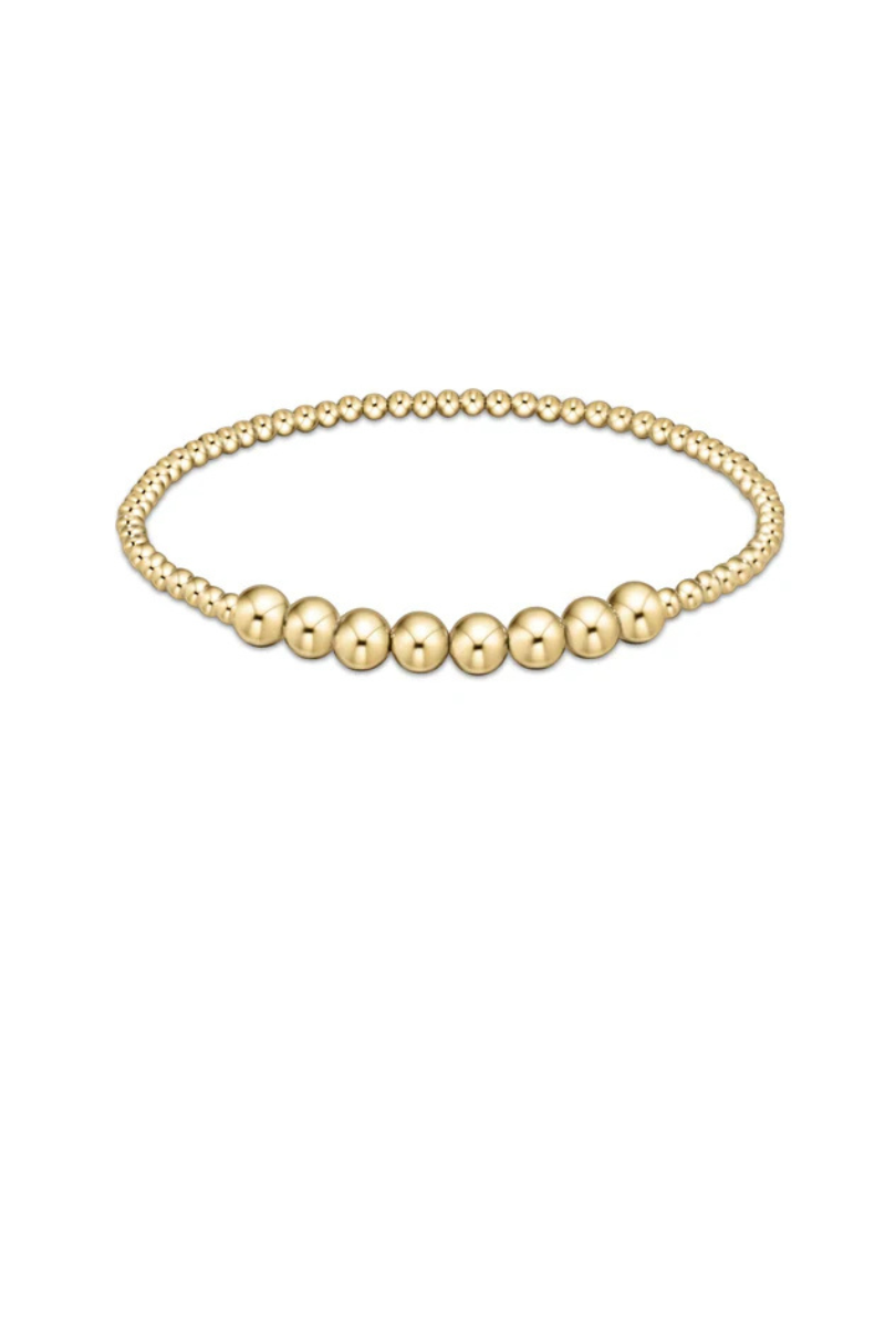 Classic Gold Beaded Bliss Bracelet 5mm