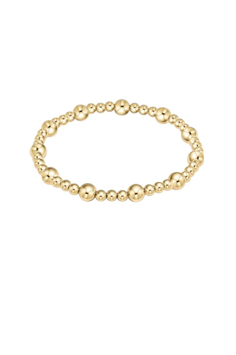 Classic Gold Sincerity Bracelet 6mm