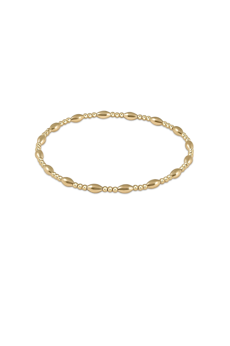 Harmony Sincerity Pattern 2mm Bracelet Gold