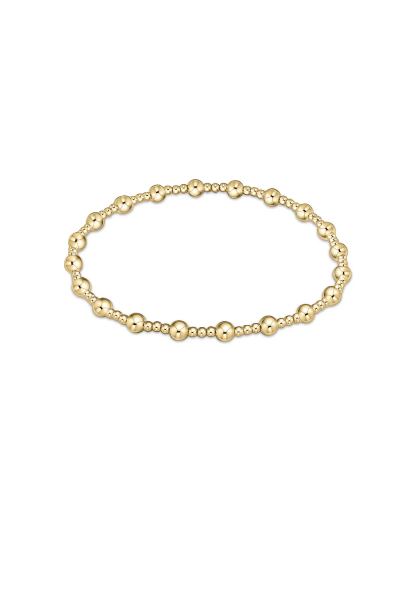 Classic Gold Sincerity Bracelet 4mm