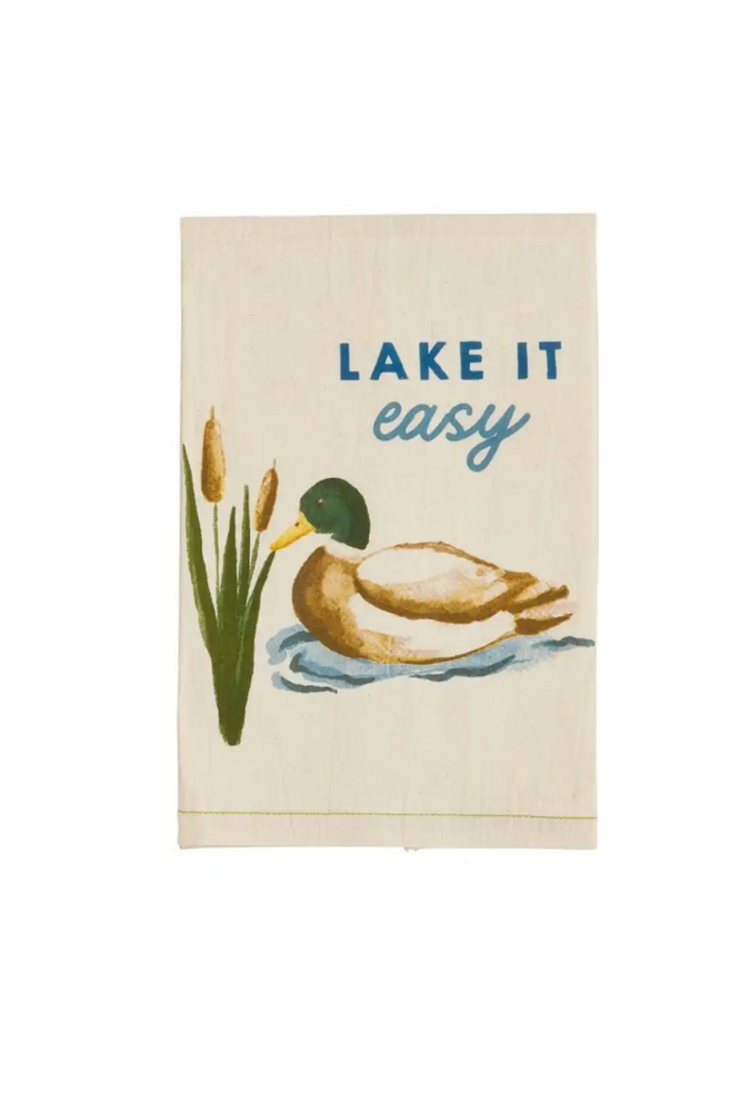 Lake Watercolor Towels