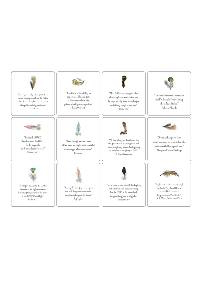 24 Verse Cards with Easel- Thankfulness