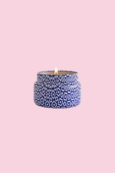 Volcano Printed Travel Tin Candle, 8.5 oz