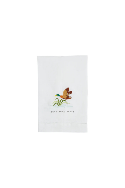 Duck Duck Booze Tea Towel