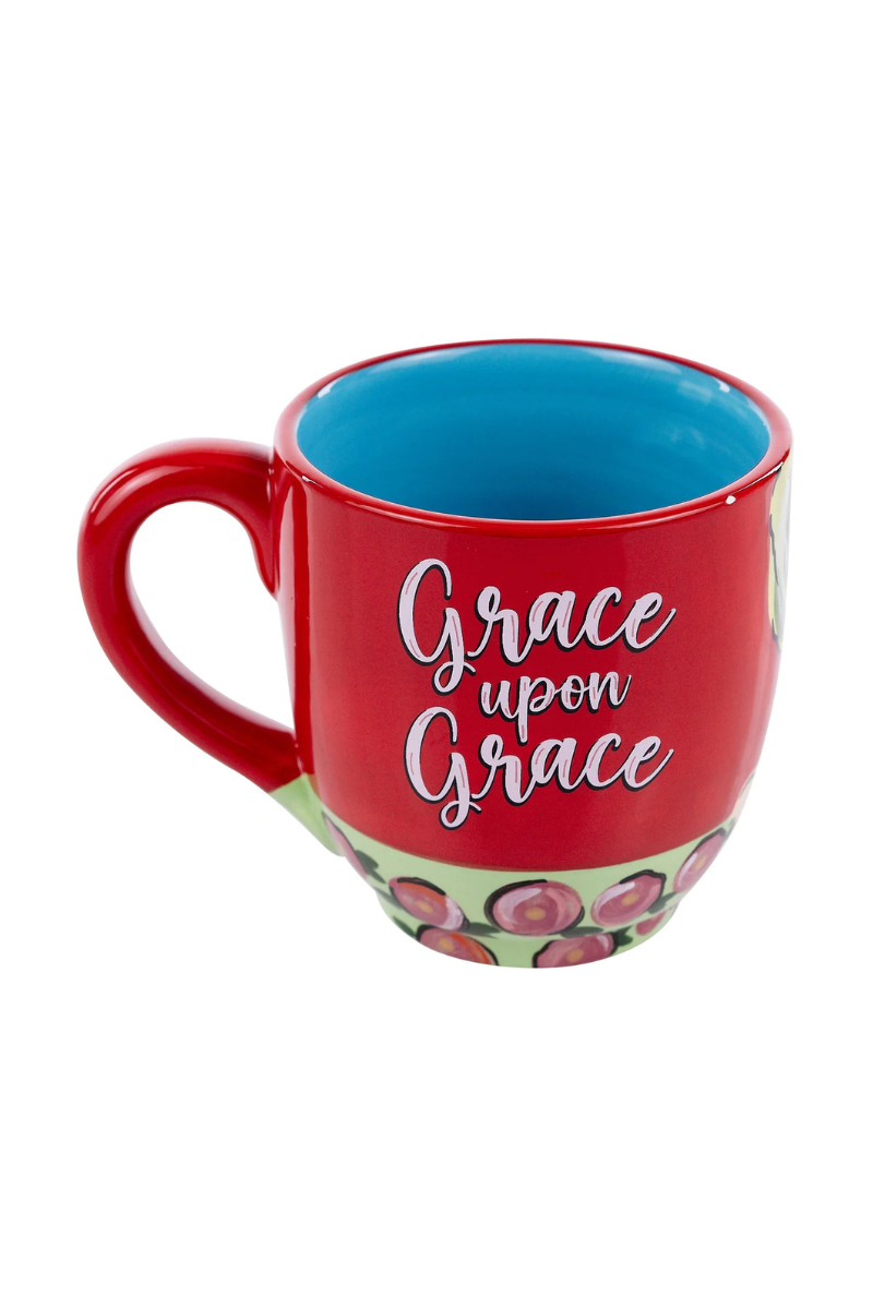 Red Church Mug