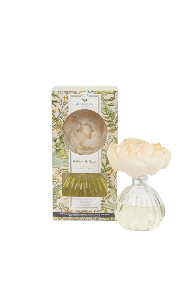 Greenleaf Willow & Sage Flower Diffuser