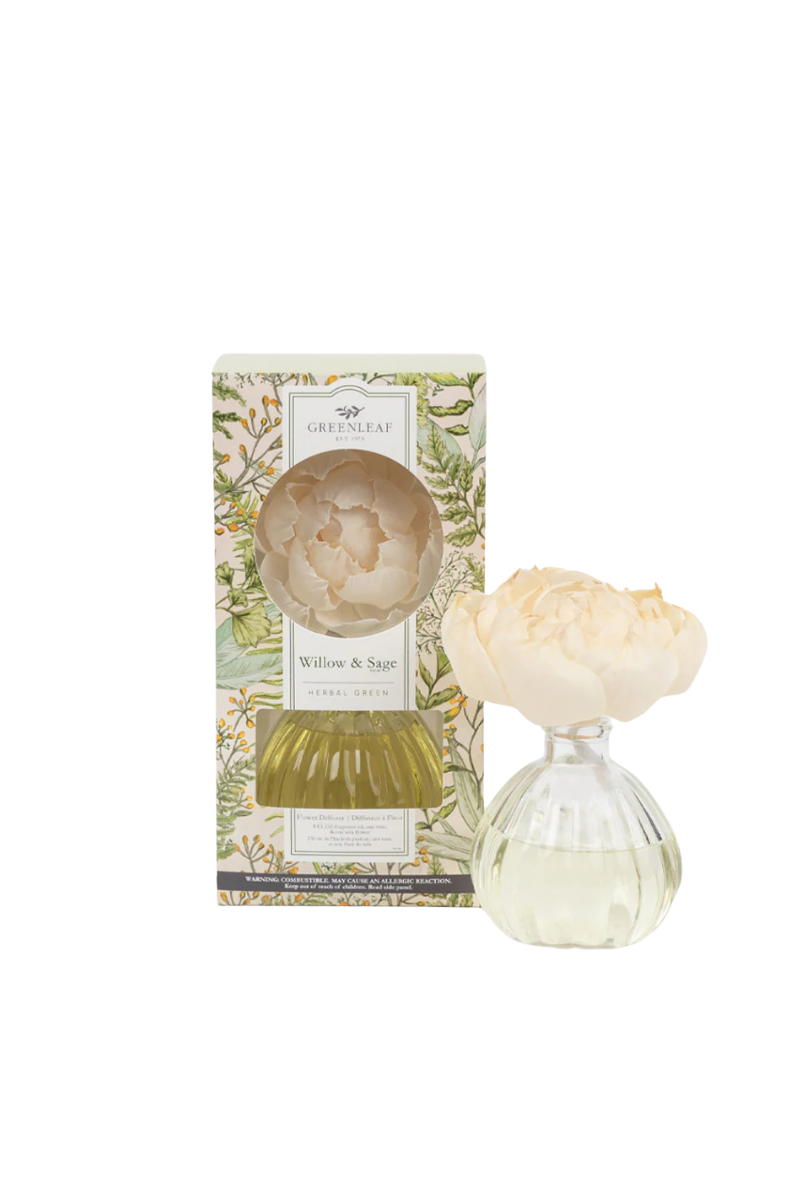 Greenleaf Willow & Sage Flower Diffuser