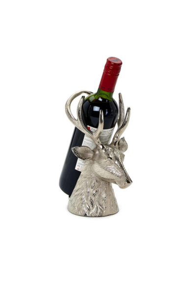 Silver Stag Bottle Holder