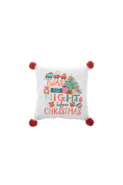 Twas The Night Before Christmas 9"X9" Mini Pillow