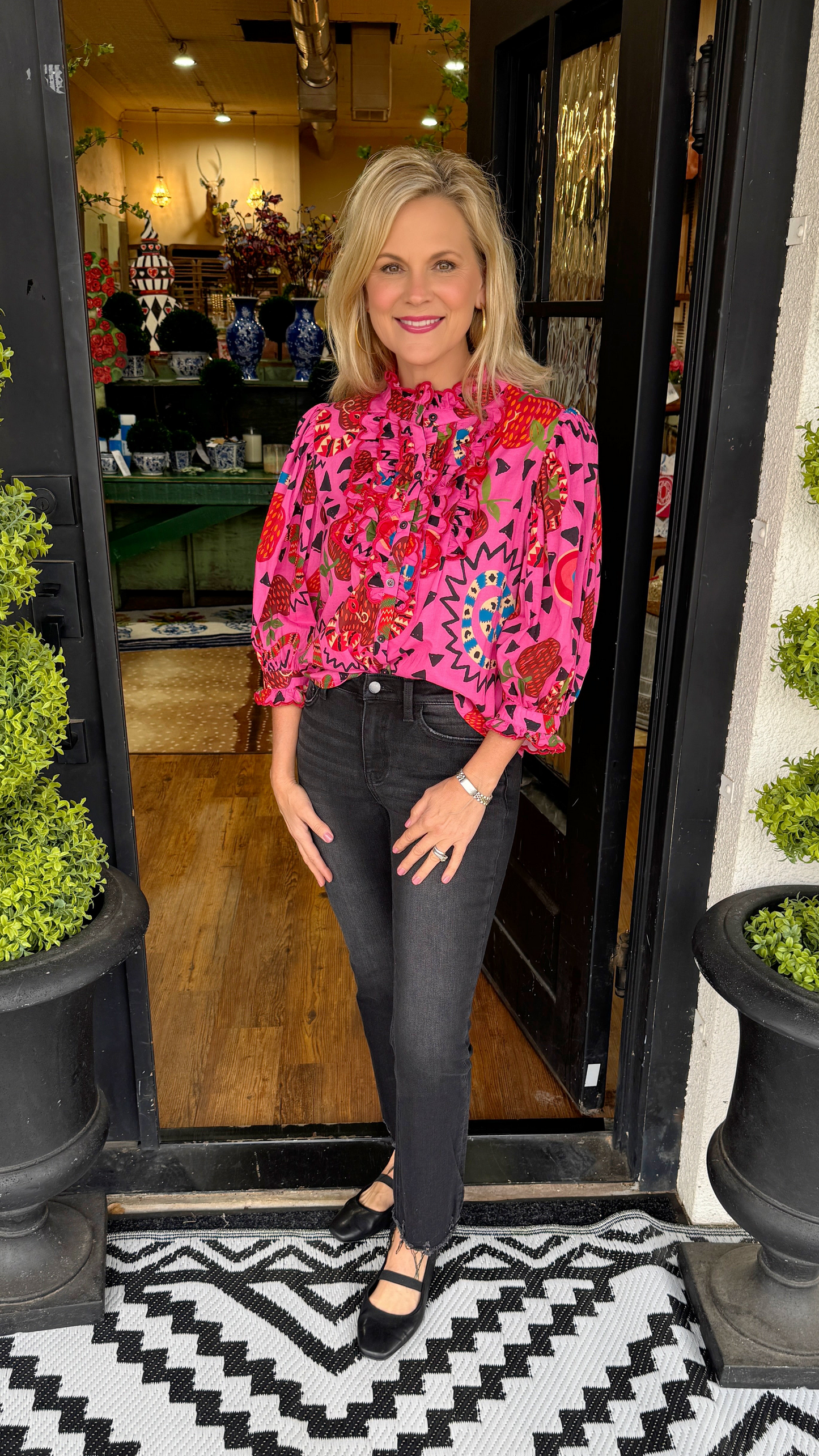 Ivy Jane Charming Snakes Top