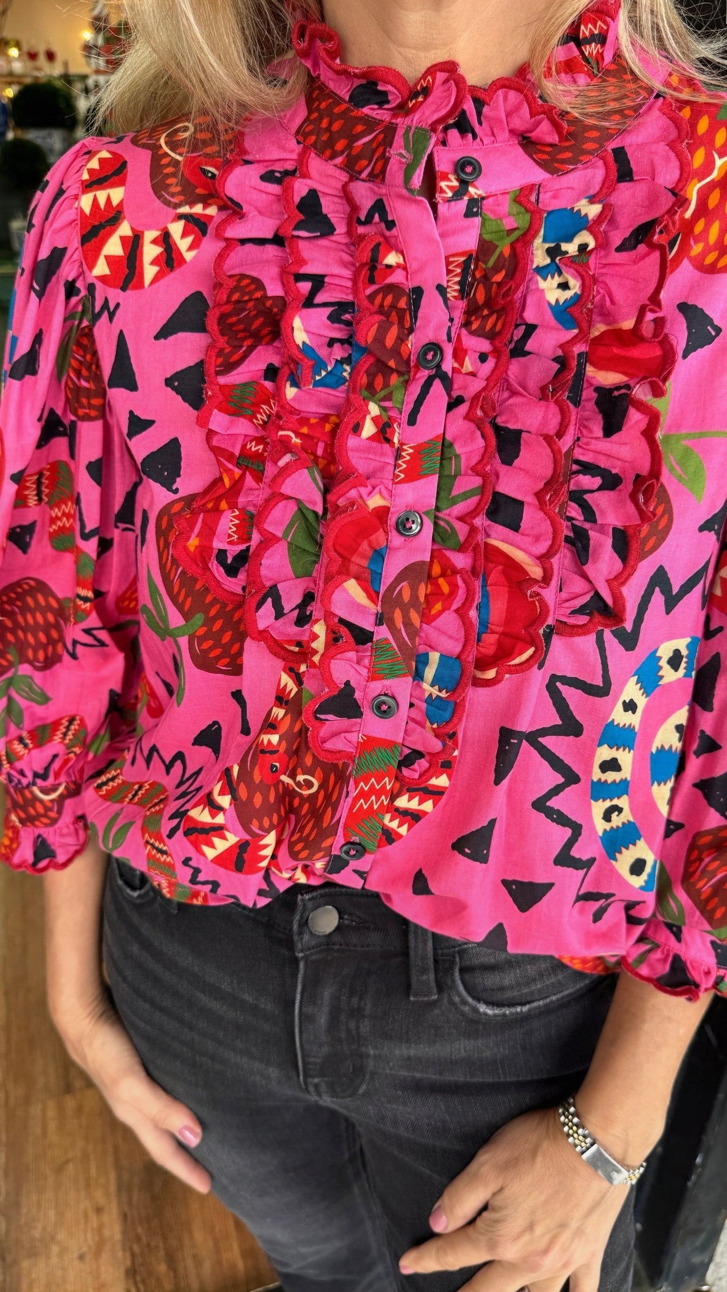 Ivy Jane Charming Snakes Top