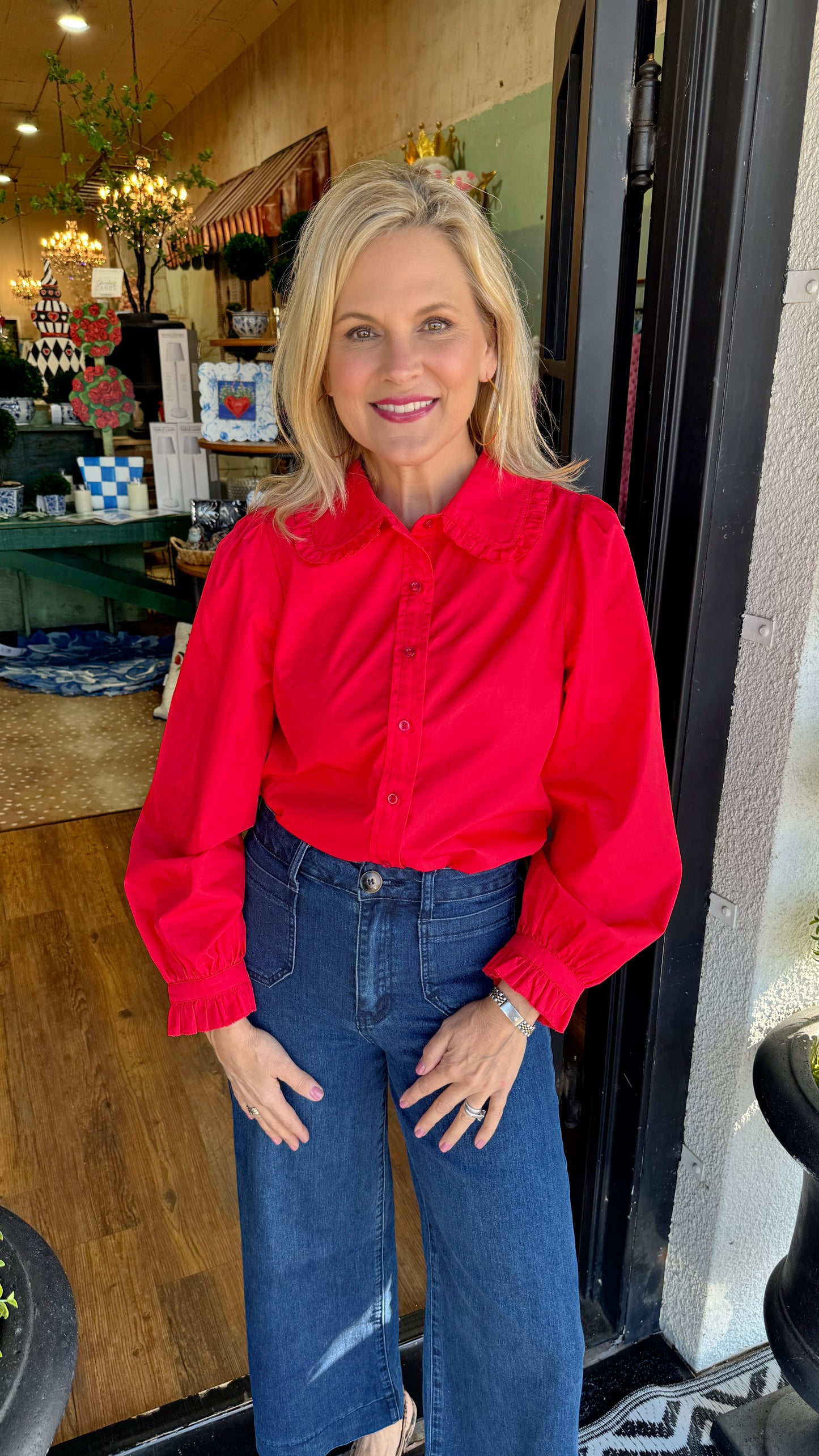 Courtney Top - Red
