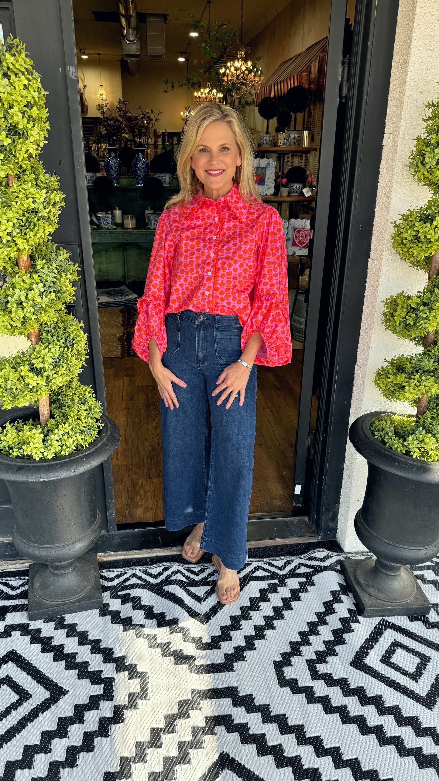 Ivy Jane Puffy Daisy Top