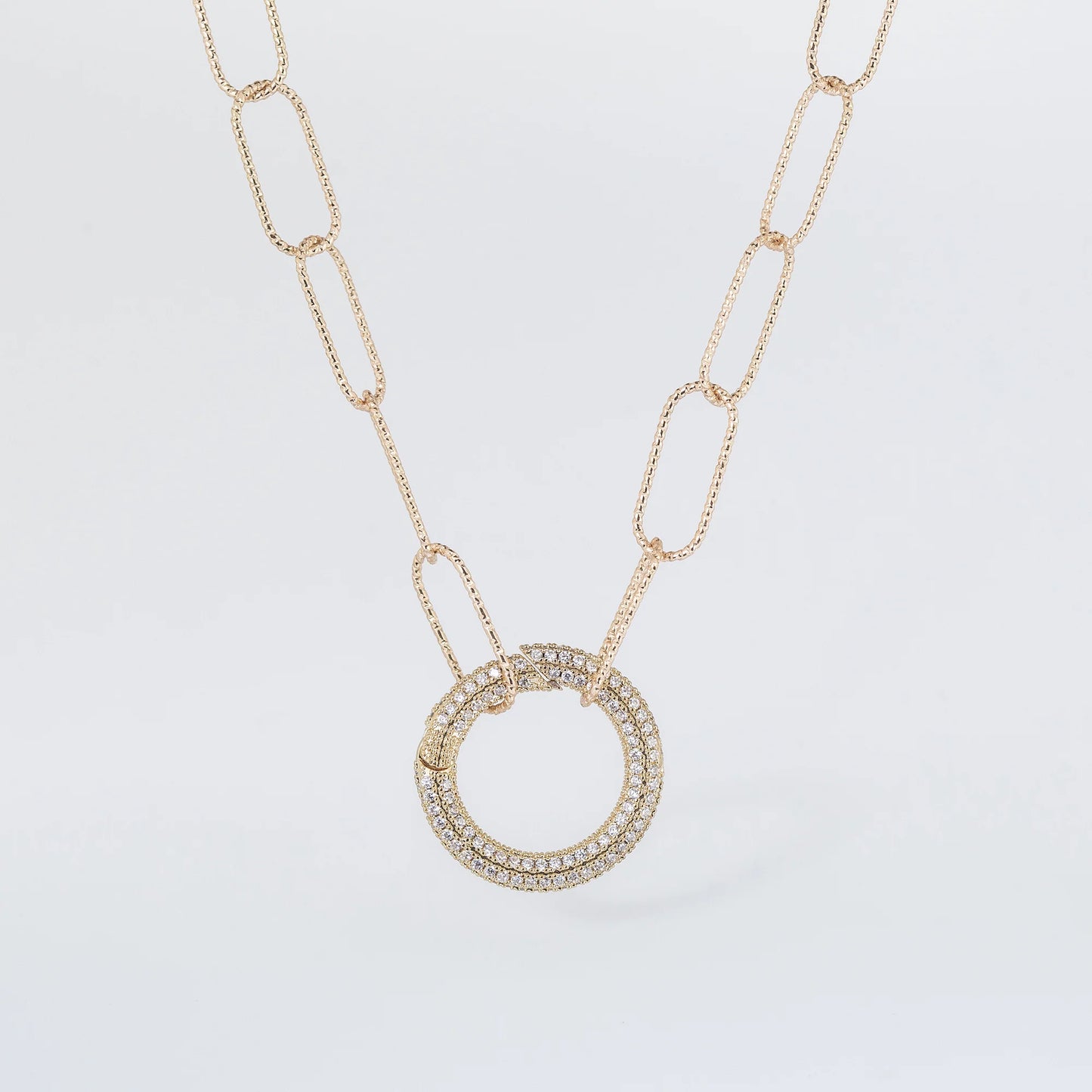 Circle Of Love Necklace- Coastal Grit