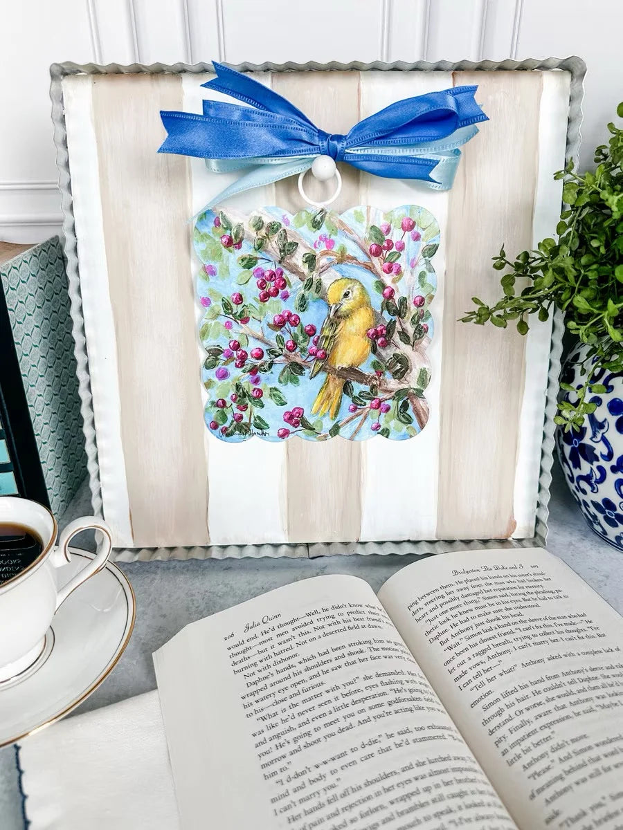 Mini Hamilton Scallop Yellow Bird