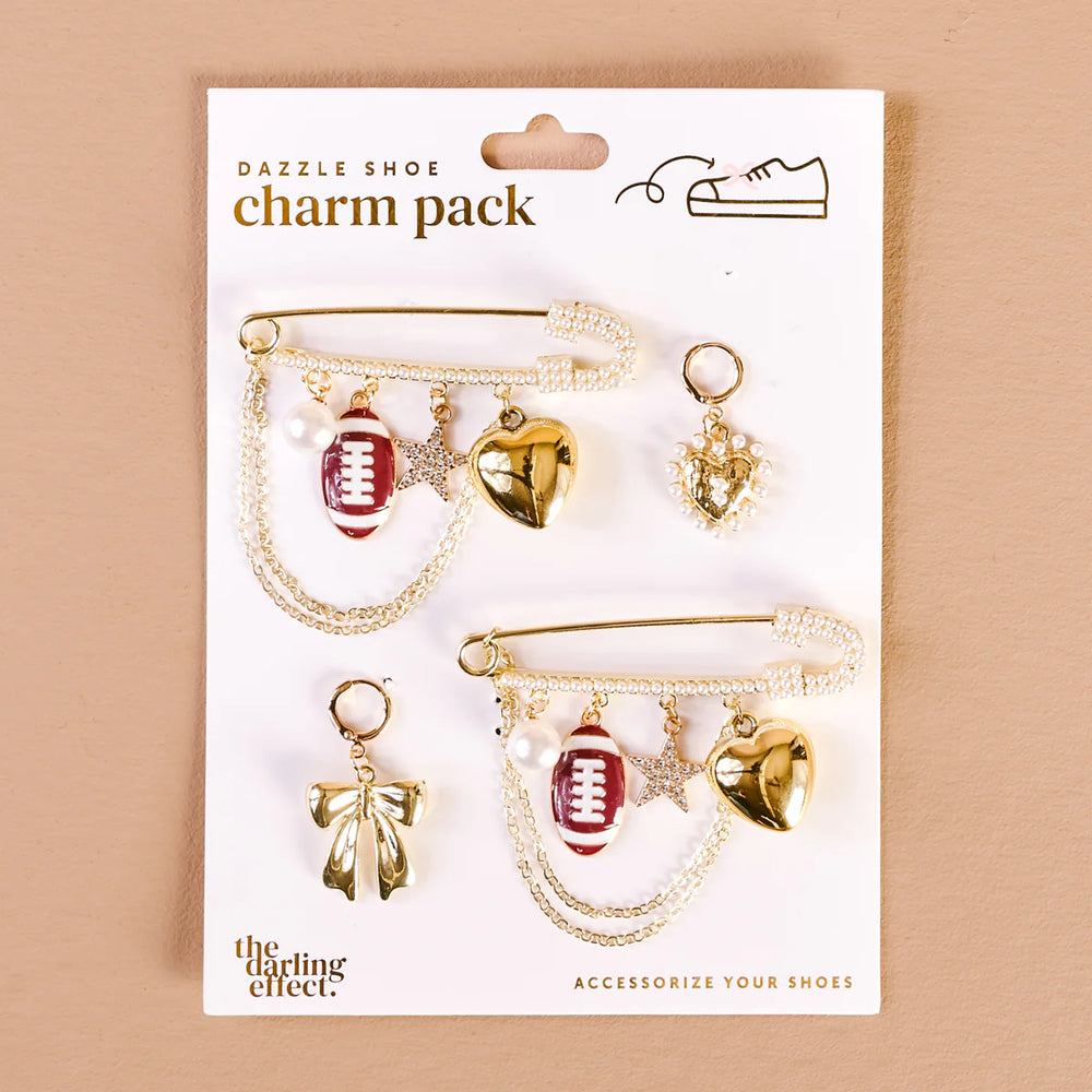 Dazzle Shoe Charm Pack - Tailgate Time