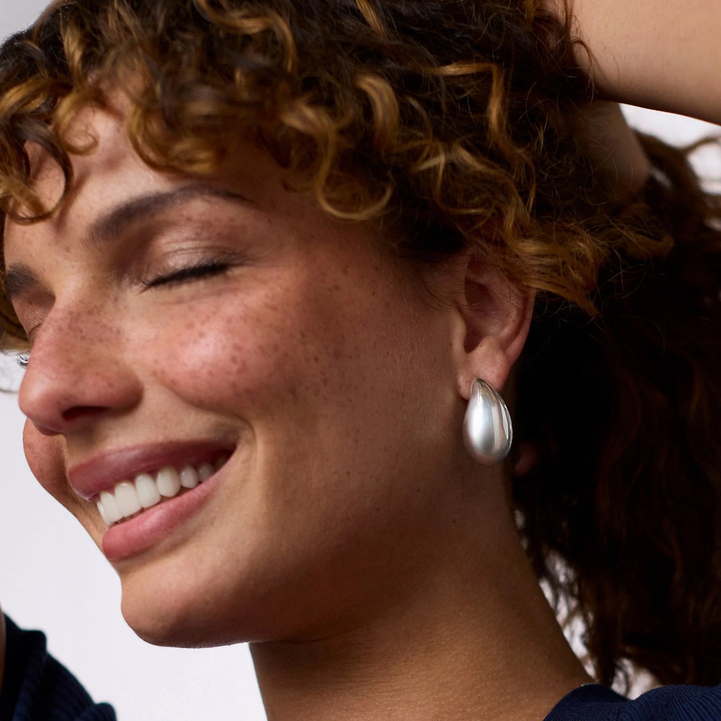 Wave Earring - Silver