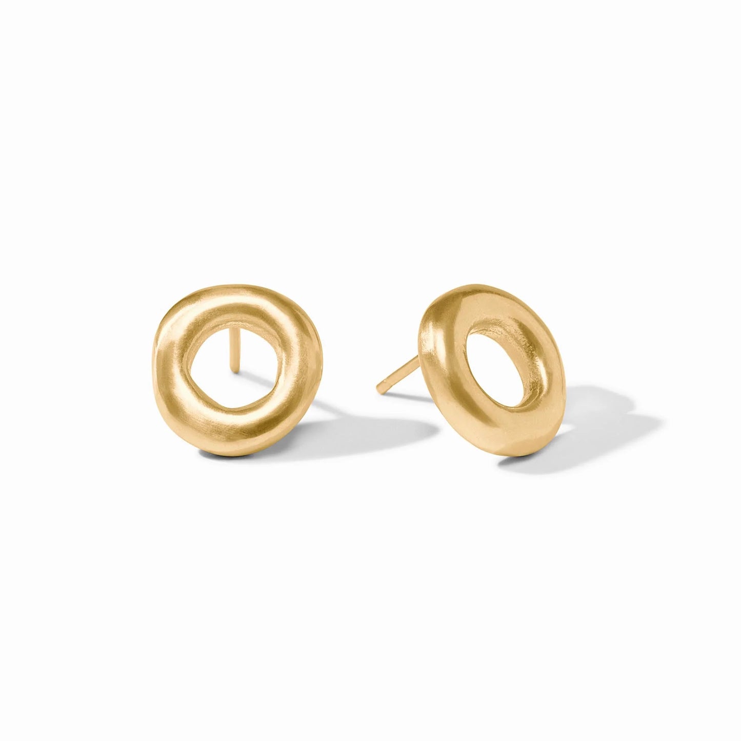 Wave Circle Stud
