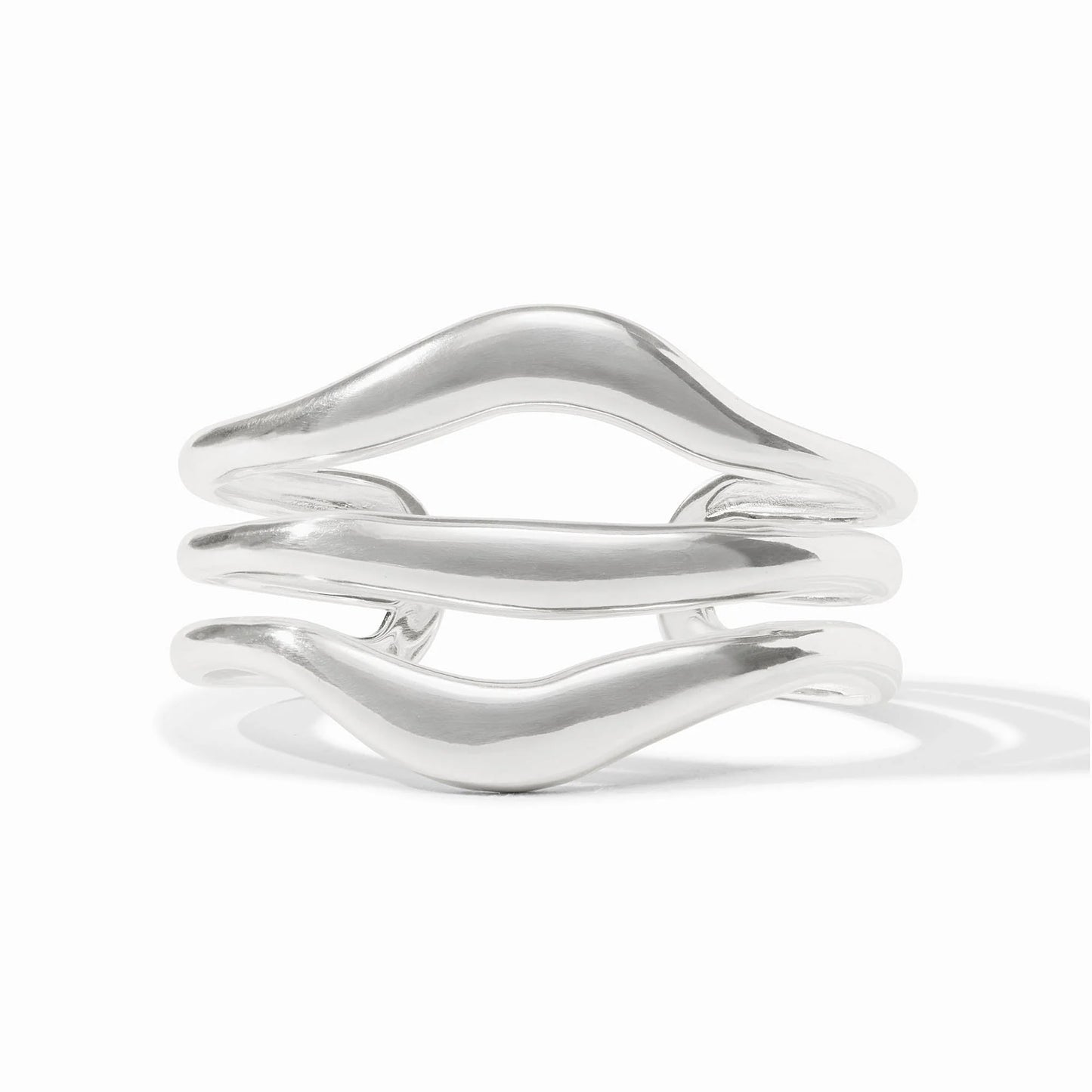 Wave Cuff - Silver