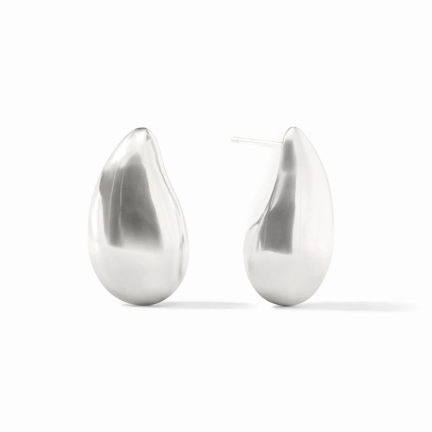 Wave Earring - Silver - M