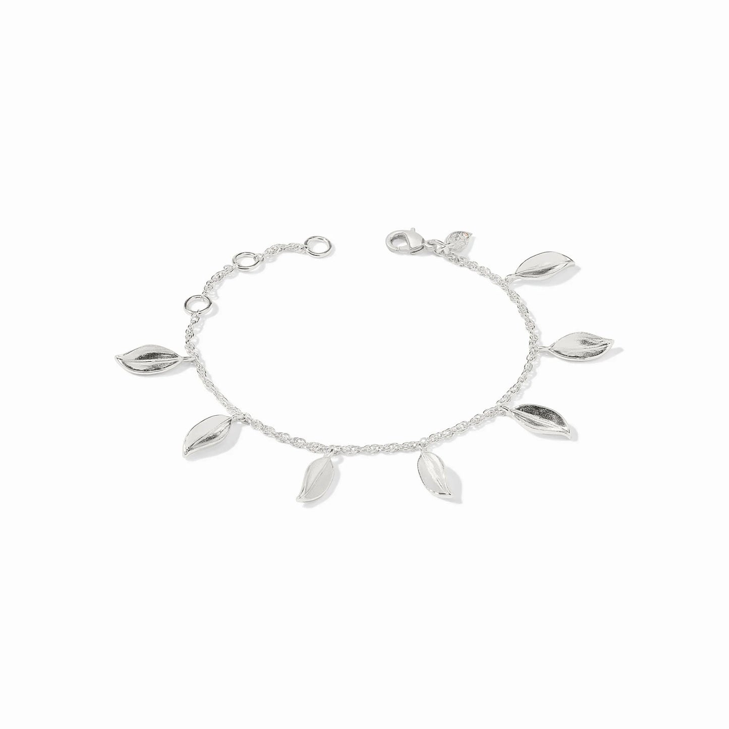 Willow Delicate Charm Bracelet - Silver