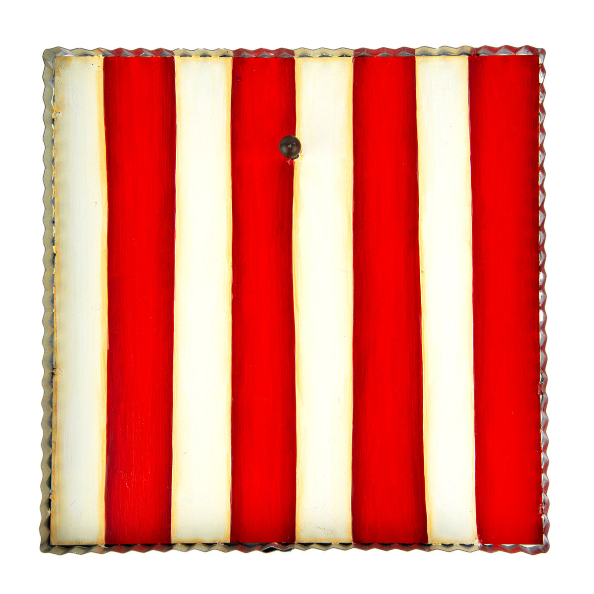 Red & White Striped Mini Gallery Display Board