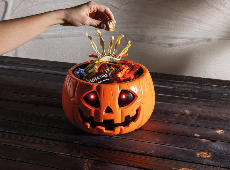 Animated Led Pumpkin Bowl